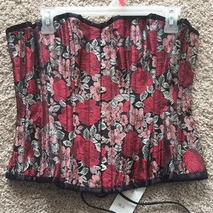 Sexy Floral Corset